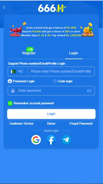 666H Game Login